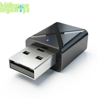 อะแดปเตอร์รับส่งสัญญาณเสียงเพลง บลูทูธไร้สาย USB 5.0 f [highways.th]