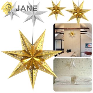 Jane โคมไฟกระดาษ รูปดาว สําหรับตกแต่งเทศกาลคริสต์มาส