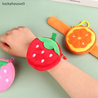 Luckyhouse0^^ สายรัดข้อมือ จี้ตุ๊กตาผลไม้ สตรอเบอร์รี่ สับปะรดน่ารัก สีส้ม สําหรับเด็ก