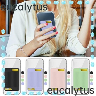 Eucalytus1 กระเป๋าสตางค์ กระเป๋าใส่บัตรเครดิต บัตรประจําตัว แบบพกพา