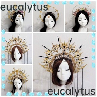 Eucalytus1 ชุดอะไหล่มงกุฎ สีทอง สีเงิน แฮนด์เมด สําหรับทําหูฟัง DIY