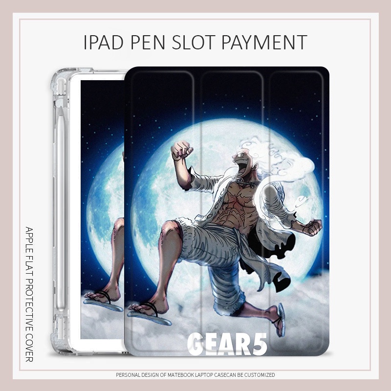เคส ลาย One Piece GEAR5 สําหรับ iPad mini4 5 6 air1 2 3 4 5 iPad 10.2 gen7 8 9 2022 pro11 gen10 เคส ลายลูฟี่ สําหรับ iPad gen5/6