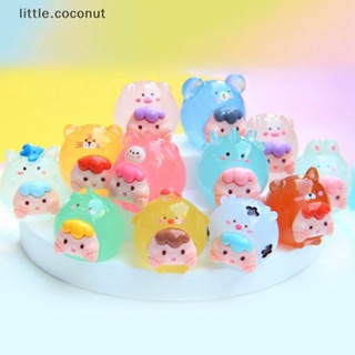 [little.coconut] จี้เรซิ่นเรืองแสง รูปสัตว์ 12 ราศี สําหรับทําเครื่องประดับ DIY 1 ชิ้น