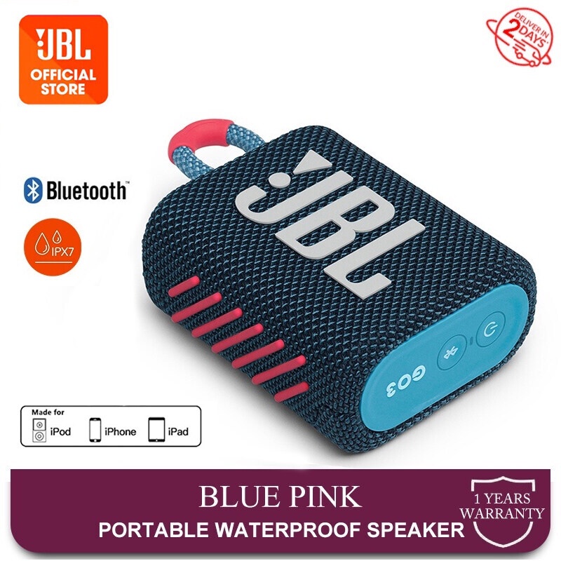 ของเเท้ J_BL GO3 Wireless ซับวูฟเฟอร์เบส Bluetooth Speaker ลำโพง เบสหนักๆ สำหรับวิทยุ IOS/Android
