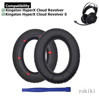 Kiki แผ่นโฟมฟองน้ํา ทนทาน สําหรับหูฟังเล่นเกม Cloud Revolver S