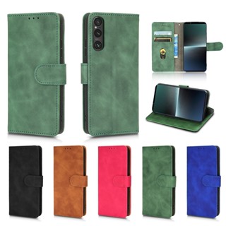 เคสโทรศัพท์มือถือหนัง ฝาพับแม่เหล็ก สไตล์วินเทจ สําหรับ Sony Xperia 1 V Xperia 1 V Coque