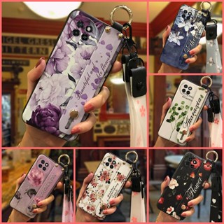 Flower Phone Holder Phone Case For Itel S23/S665L ring Waterproof Back Cover Fashion Design Soft case Silicone Durable