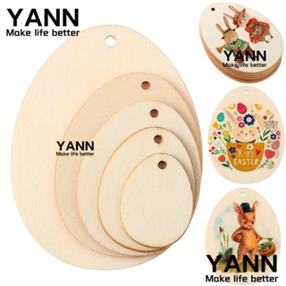 Yann1 ไข่อีสเตอร์ธรรมชาติ สําหรับแขวนตกแต่งบ้าน 10 25 50 ชิ้น