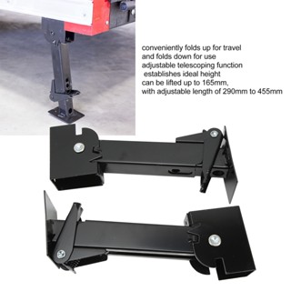 Happiness House 2PCS Stabilizer Jack เหล็ก 650lb รองรับ 1000lb ยกความจุ Telescoping ปรับ Swing Down Outriggers