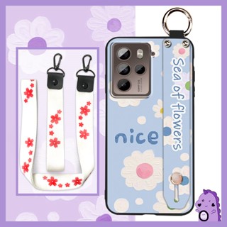 Anti-dust Lanyard Phone Case For HTC U23 Pro/U23 Fashion Design Anti-knock Back Cover Dirt-resistant protective Silicone