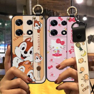 Wrist Strap Anti-knock Phone Case For infinix Note30 Pro/X678B Phone Holder Lanyard Dirt-resistant Waterproof Cute ring