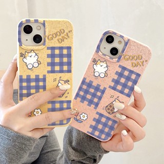  เคสโทรศัพท์มือถือ กันกระแทก ลายแมว Good Day สําหรับ Iphone 12 11 14 13 Pro 12 Pro Max 6 7 8 14 Plus X XR XS Max 6 7 8 SE 2020 SE 2022