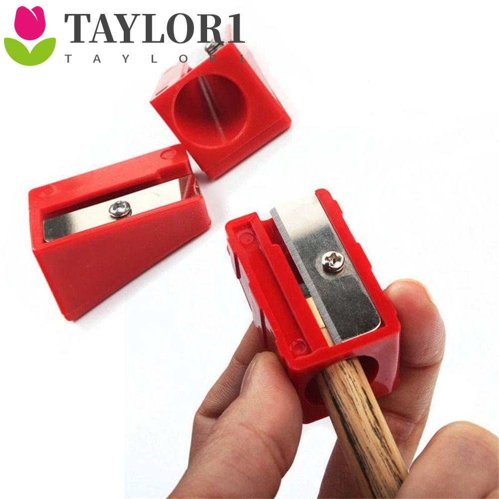 Taylor1 กบเหลาดินสอ ปลายไม้คิว บิลเลียด พลาสติก คุณภาพสูง อุปกรณ์เสริม สําหรับโต๊ะสนุกเกอร์ สนุ๊กเกอร์
