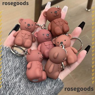 Rosegoods1 ลิปกลอส เนื้อแมตต์กํามะหยี่ สีเทา สีชมพู รูปหมีน่ารัก