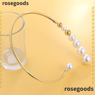 Rosegoods1 สร้อยคอโช้คเกอร์ แฟชั่น หรูหรา แรงบิดจําลอง เชื่อมโยง โช้คเกอร์