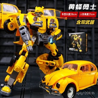 พร้อมส่ง โมเดลฟิกเกอร์ King Kong Bumblebee Warriors Beetle Autobot 6001-3 สีดํา ของเล่นสําหรับเด็ก