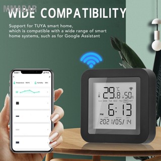  MMADAR อุณหภูมิความชื้น Monitor Wifi แบบพกพารองรับ TUYA Hygrometer เครื่องวัดอุณหภูมิสำหรับห้องนั่งเล่นห้องครัวเรือนกระจก