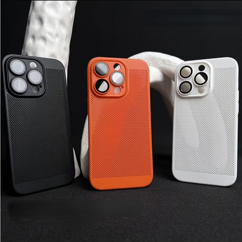 เคสโทรศัพท์มือถือแบบกระจก บางมาก กันกระแทก กระจายความร้อน