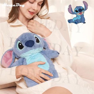 ขวดน้ําร้อน ผ้ากํามะหยี่ขนนิ่ม ขนาดใหญ่พิเศษ ลายการ์ตูน Stitch ขนาด 500 มล. เหมาะกับของขวัญฤดูหนาว สําหรับแฟนสาว