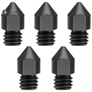 อะไหล่หัวฉีดเหล็กแข็ง MK8 1.75 มม. 0.4 มม. สําหรับเครื่องพิมพ์ 3D MK8 Ender 3 CR10 CR10S Hotend Kit 5 ชิ้น ต่อล็อต