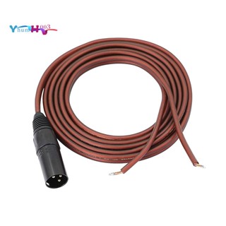 Xlr สายเคเบิลลําโพง เป็นปลั๊ก XLR ชุบทอง XLR 3 Pin ตัวผู้ แบบเปลี่ยน