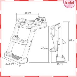 [lswbd] บันไดชักโครก พร้อมบันไดกันลื่น สําหรับเด็ก