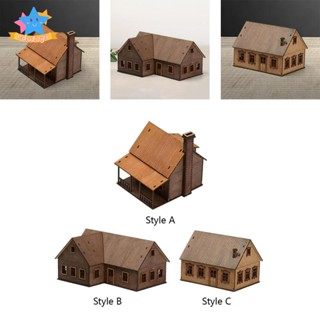 [Edstars] ของเล่นตัวต่อ รูปบ้านทิวทัศน์ สเกล Oo 3D สไตล์ยุโรป 1/72 DIY สําหรับฉากโต๊ะทราย