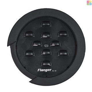 [พร้อมส่ง] Flanger FS-08 ฝาครอบช่องเสียงกีตาร์ สีดํา สําหรับกีตาร์อะคูสติก EQ