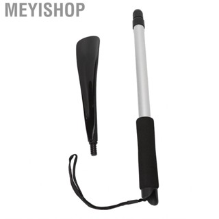 Meyishop Long Handle Shoe Lifter Shoehorn Aluminum Tube Telescopic Hang Rope