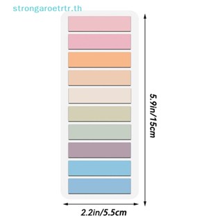 Strongaroetrtr ป้ายแท็บธง แบบมีกาวในตัว กันน้ํา ทรงหลวม สําหรับโรงเรียน สํานักงาน DIY 60 ชิ้น