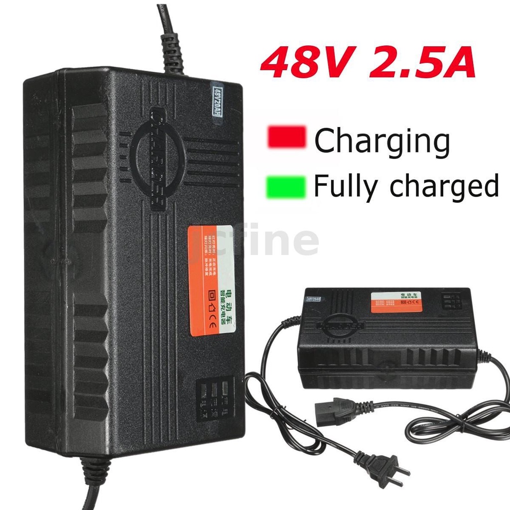 เครื่องชาร์จแบตเตอรี่ 48 โวลต์ 2.5A สกู๊ตเตอร์ไฟฟ้า Panterra PC Plug 48V 2.5A