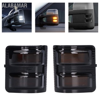 ALABAMAR 2 ชิ้นกระจกมองข้างไฟเลี้ยว 7C3Z‑13776‑A เลนส์ PC IP65 เปลี่ยนกันน้ำสำหรับ Ford F250 F350 F450 2008‑2016