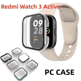 เคสกระจก PC แบบแข็ง ป้องกันหน้าจอ สําหรับ Redmi Watch 3 Lite Redmi Watch3 Active Watch 3