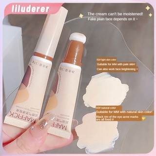 Maffick Air Cushion Concealer เพื่อปกปิดสิว, ความหมองคล้ำ, จุด, ร่องน้ำตา, คอนซีลเลอร์สีผิวสม่ำเสมอสำหรับเครื่องสำอางผู้หญิง HO