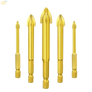 【VARSTR】Drilling Tool 5 Different Sizes 5Pcs Anti-rust Cemented Carbide Drill Bits Set