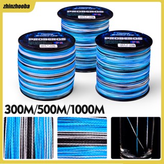 Fs สายเอ็นตกปลา แบบถัก ลายพราง 300 500 1000 เมตร 10-20-30-40-50-60-80-100lb 8 เส้น