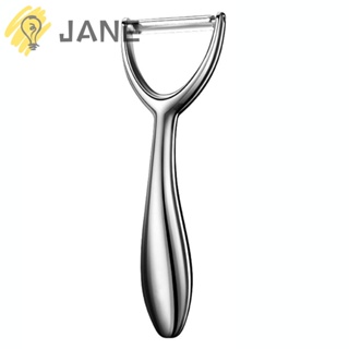 Jane เครื่องปอกเปลือกผัก ผลไม้ สเตนเลส สีเงิน 7.1*2.4 นิ้ว สําหรับร้านอาหาร