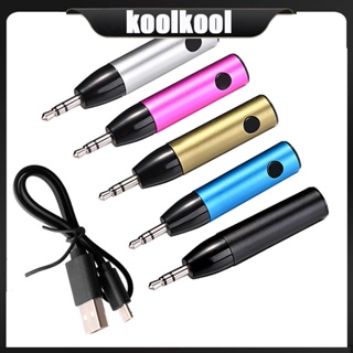 Kool อะแดปเตอร์รับส่งสัญญาณบลูทูธไร้สาย AUX สเตอริโอ 3 5 มม. สําหรับรถยนต์