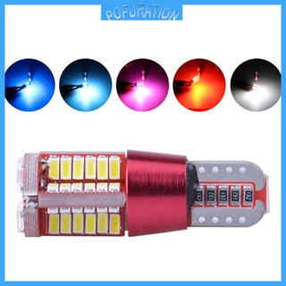 Pop T10 168 192 W5W 57SMD หลอดไฟ LED กันสึกหรอ หลอดไฟอัตโนมัติ หลอดไฟโดมรถยนต์