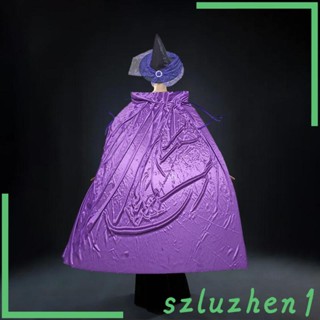 [Szluzhen1] เสื้อคลุมคอสเพลย์ แม่มด และหมวก สําหรับผู้ใหญ่