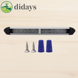 โคมไฟกันสาด 12-24V LED 6000K 3600LM สําหรับรถพ่วงบ้าน [Didays.th]