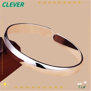 Clever สร้อยข้อมือ แบบเปิดปาก หรูหรา ปรับได้ ของขวัญวาเลนไทน์