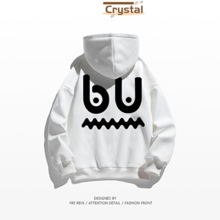 Crystal เสื้อผ้าผู้ญิง แขนยาว เสื้อฮู้ด คลุมหญิง สไตล์เกาหลี แฟชั่น A28J15Z