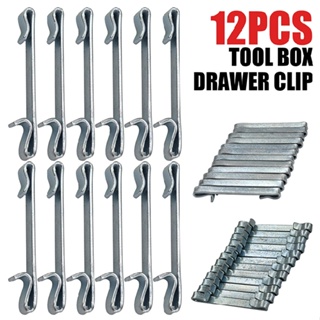 New 12pcs Early 2" Double Loop Style Tool Box Drawer Slide Spring Keeper Clip