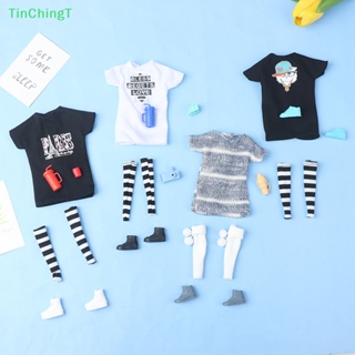 [TinChingT] ชุดเสื้อผ้าลําลอง แฟชั่น สําหรับตุ๊กตา 1/6 30 ซม. 5 ชิ้น ต่อชุด