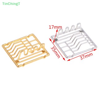 [TinChingT] ชั้นวางจานจิ๋ว 1:12 สําหรับบ้านตุ๊กตา 1 ชิ้น