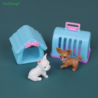 [TinChingT] บ้านตุ๊กตาพลาสติก ขนาดเล็ก 1:12 พร้อมสุนัข สําหรับเด็ก [ใหม่]