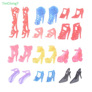 [TinChingT] รองเท้าส้นสูง 12 คู่ สําหรับตุ๊กตา
 [ใหม่]