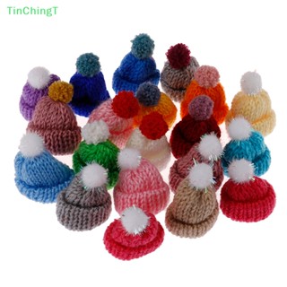 [TinChingT] หมวกไหมพรม ผ้าขนสัตว์ ขนาดเล็ก 3.5 ซม. สําหรับตุ๊กตา 10 ชิ้น