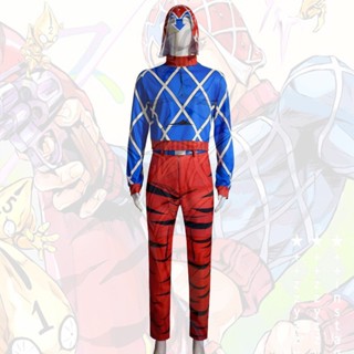 [New product in stock] JOJOs wonderful adventure Golden Wind anime clothing cosplay clothing cover. Mista cos clothing V5OR